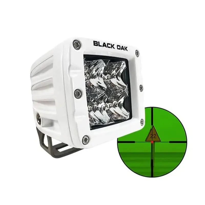 Black Oak Pro Series 3.0 2" 850Nm Infrared Marine Pod Light - Flood Optics - White Housing [2Mir-Pod850] 1