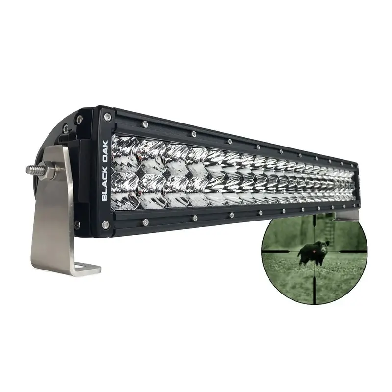 Black Oak Pro Series 3.0 2" 940Nm Infrared Pod Light - Flood Optics - Black Housing [2Ir-Pod940] 1