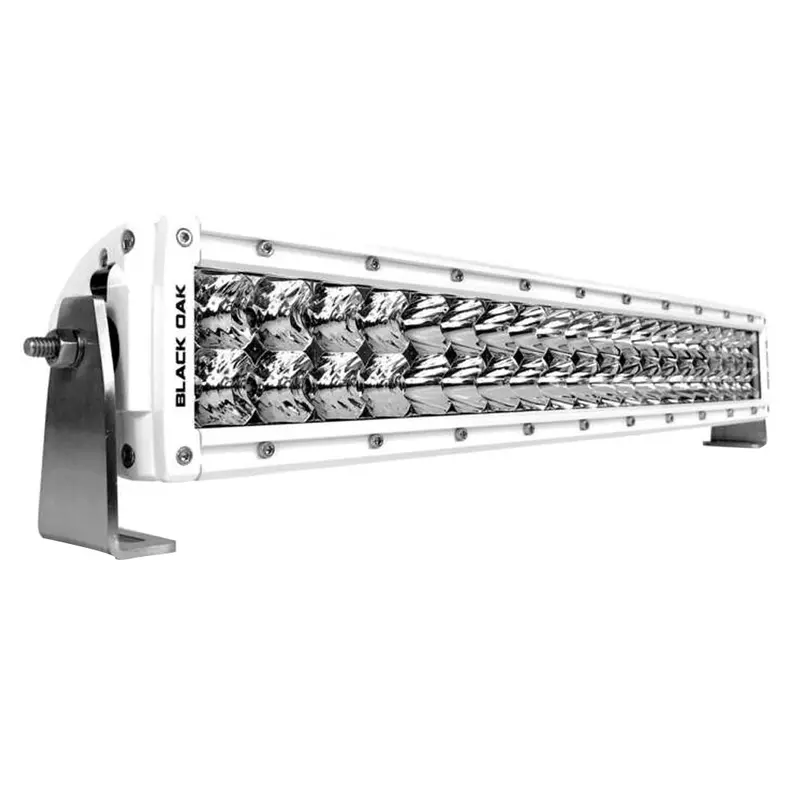 Black Oak Pro Series 3.0 Curved Double Row 20" Led Light Bar - Combo Optics - White Housing [20Ccm-D5os] 1