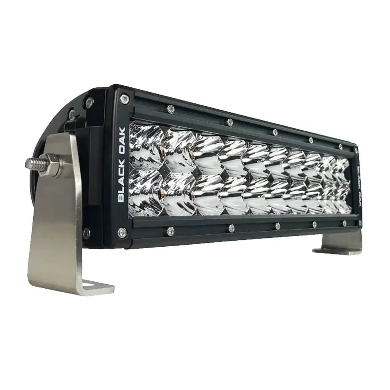 Black Oak Pro Series 3.0 Double Row 10" Led Light Bar - Combo Optics - Black Housing [10C-D5os] 1