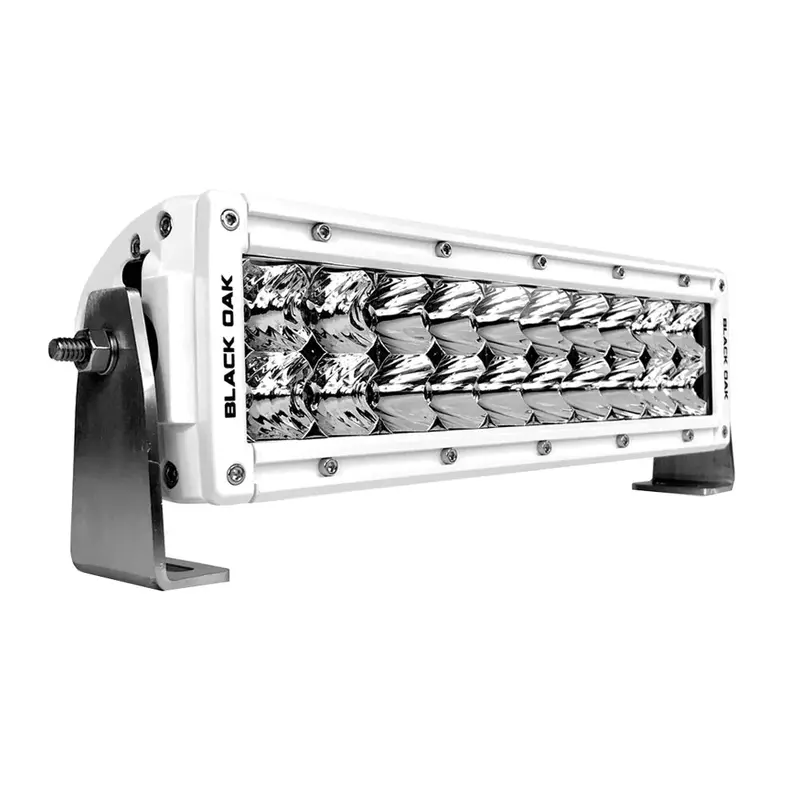Black Oak Pro Series 3.0 Double Row 10" Led Light Bar - Combo Optics - White Housing [10Cm-D5os] 1
