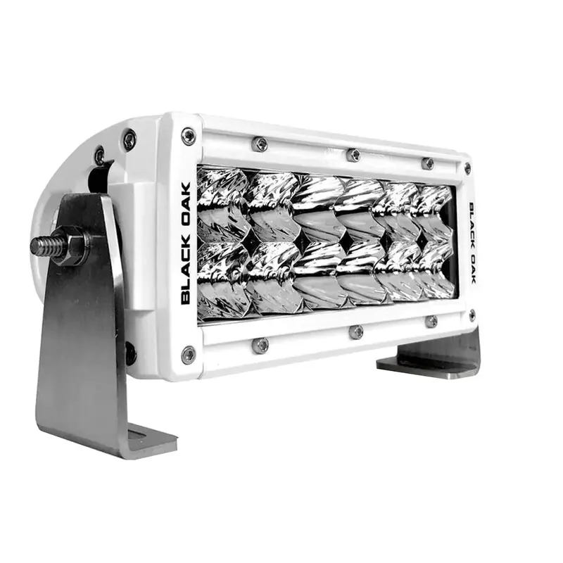 Black Oak Pro Series 3.0 Double Row 6" Led Light Bar - Combo Optics - White Housing [6Cm-D5os] 1
