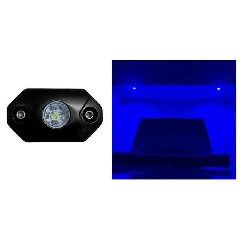 Black Oak Rock Accent Light - Blue - Black Housing [Rl-B] 1