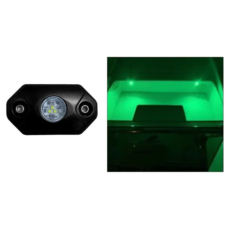 Black Oak Rock Accent Light - Green - Black Housing [Rl-G] 1
