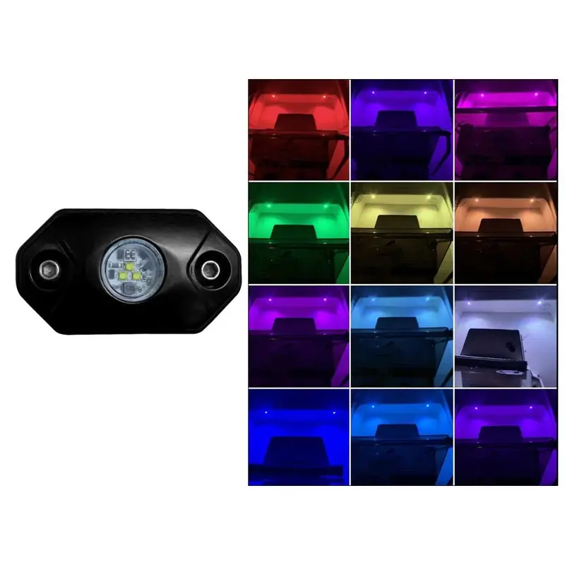 Black Oak Rock Accent Light - Rgb - Black Housing [Rl-Rgb] 1