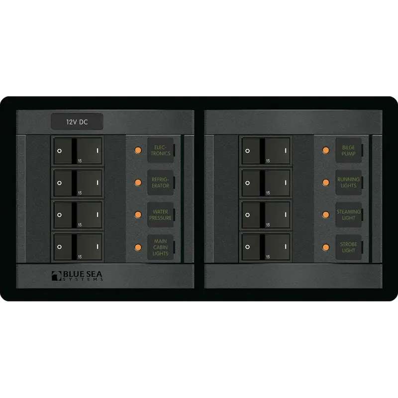 Blue Sea 1225 12V Dc 8 Position - Horizontal [1225] 1