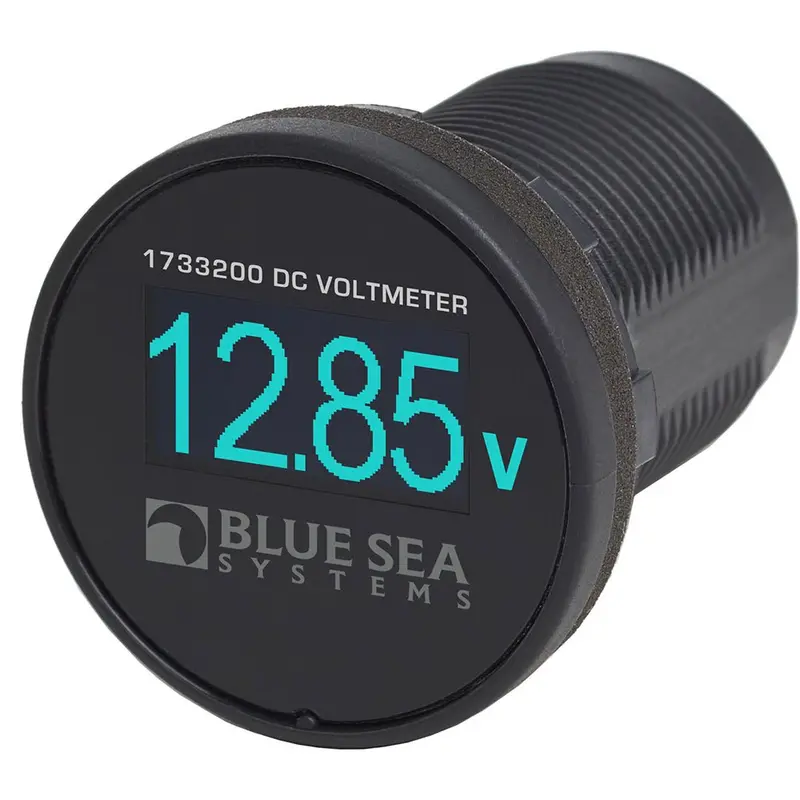 Blue Sea 1733200 Mini Oled Voltmeter - Blue [1733200] 1