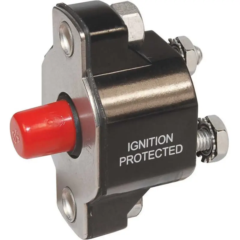 Blue Sea 2140 Medium Duty Push Button Reset-Only - 30A [2140] 1