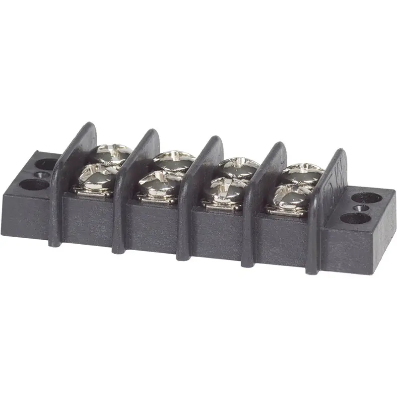 Blue Sea 2404 Terminal Black 20Amp - 4 Circuit [2404] 1