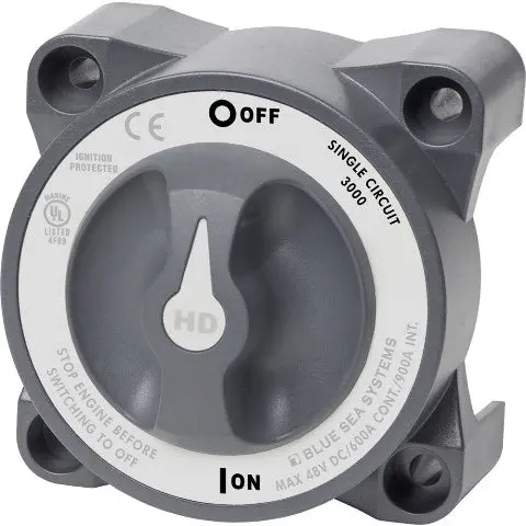 Blue Sea 3000 Hd-Series Battery Switch Single Circuit On/Off 1