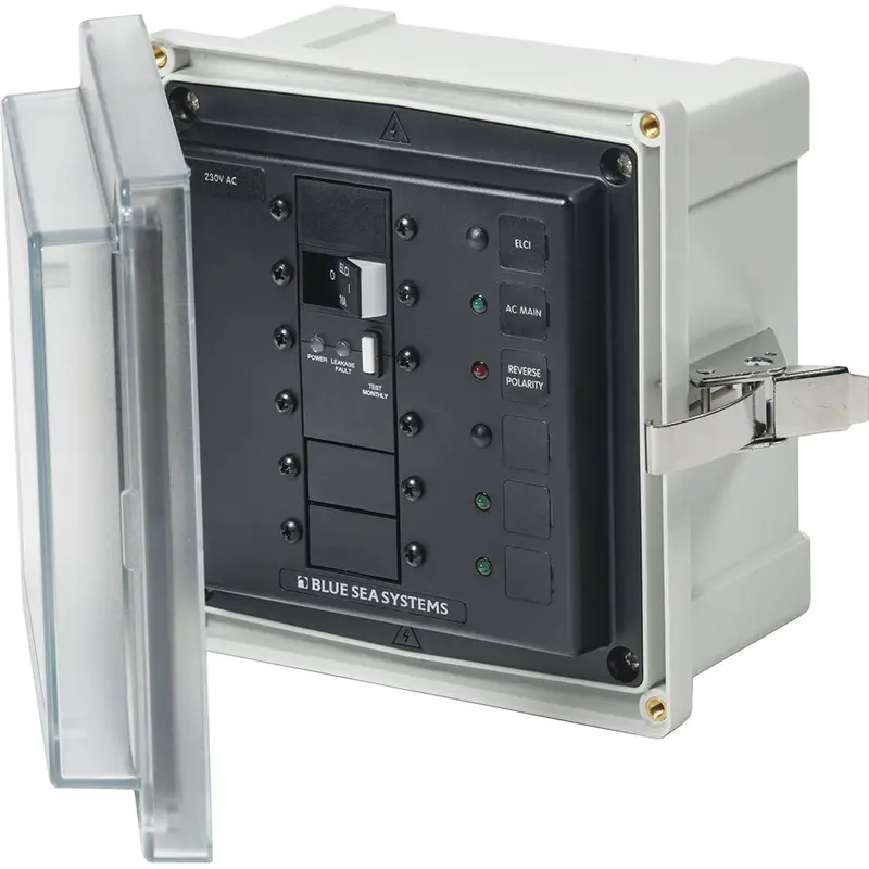 Blue Sea 3121 - Sms Panel Enclosure W/Elci (16A)  3 Blanks - 230V Ac [3121] 1