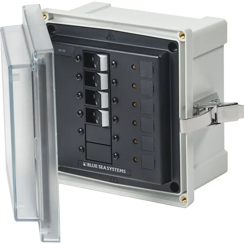 Blue Sea 3134 - Sms Panel Enclosure W/4 Branch (12/24V) - 12/24V Dc [3134] 1