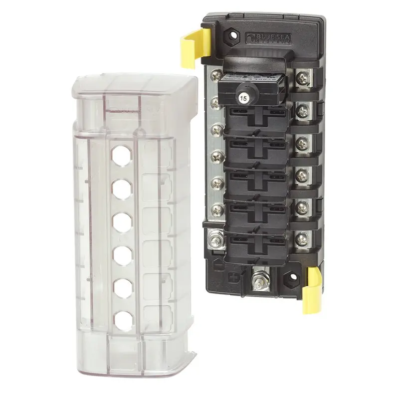 Blue Sea 5052 St Clb Circuit Breaker Block - 6 Position W/Negative Bus [5052] 1