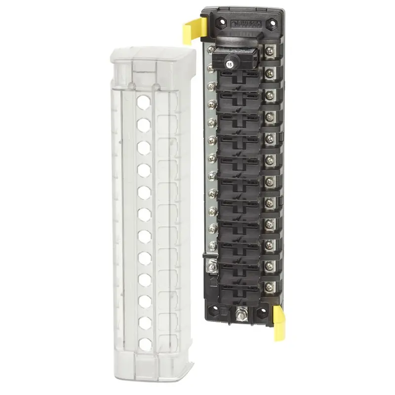 Blue Sea 5054 St Clb Circuit Breaker Block - 12 Position W/Negative Bus [5054] 1