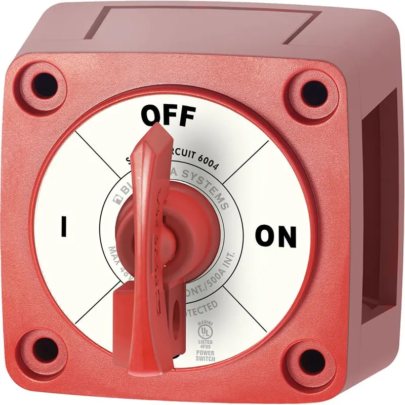 Blue Sea 6004 Single Circuit On-Off W/Locking Key - Red [6004] 1