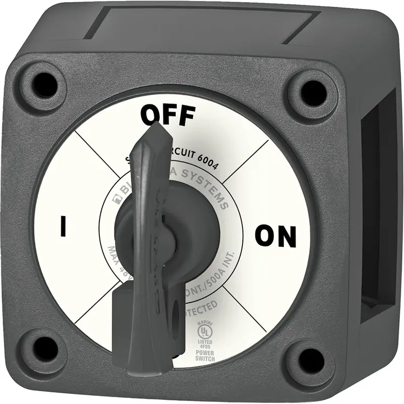 Blue Sea 6004200 Single Circuit On-Off W/Locking Key - Black [6004200] 1