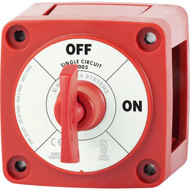 Blue Sea 6005 M-Series (Mini) Battery Switch Single Circuit On/Off [6005] 1