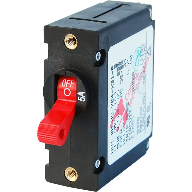 Blue Sea 7201 Ac/Dc Single Pole Magnetic World Circuit Breaker  -  5 Amp [7201] 1