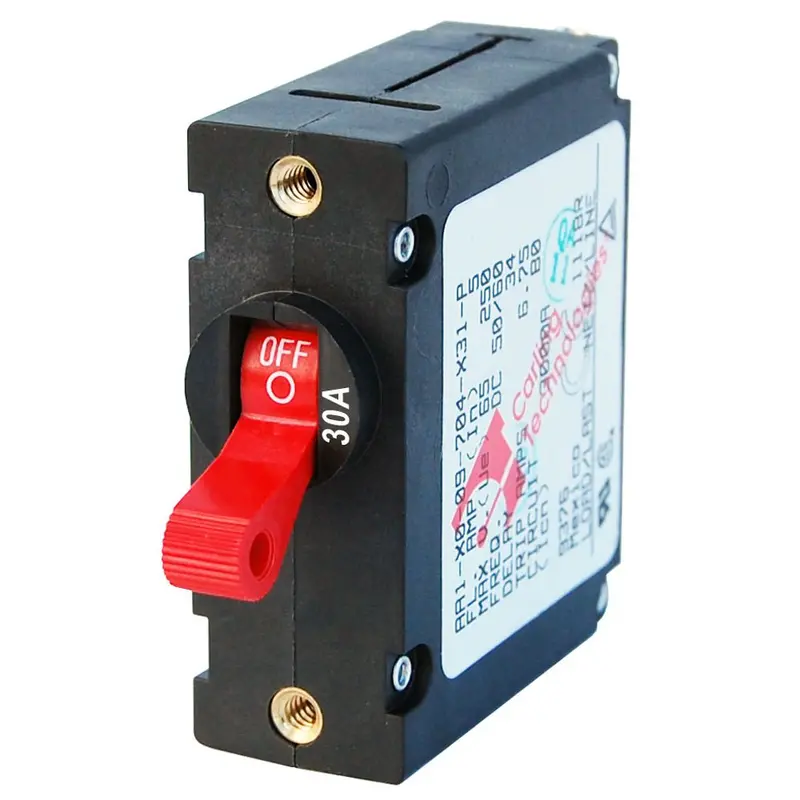Blue Sea 7221 Ac / Dc Single Pole Magnetic World Circuit Breaker  -  30 Amp [7221] 1