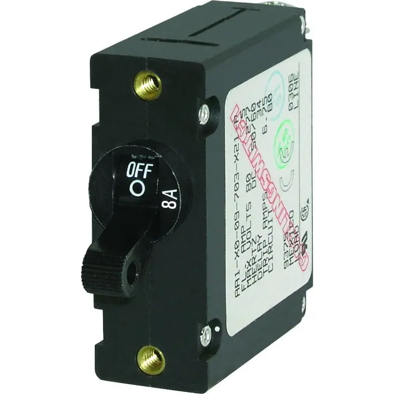 Blue Sea 7347 Ac/Dc Single Pole Magnetic World Circuit Breaker  -  8 Amp [7347] 1