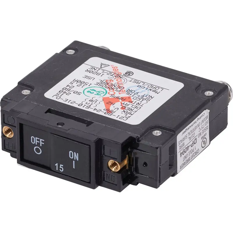 Blue Sea 7456 Ul-489 Circuit Breaker - 15A Flat Rocker [7456] 1