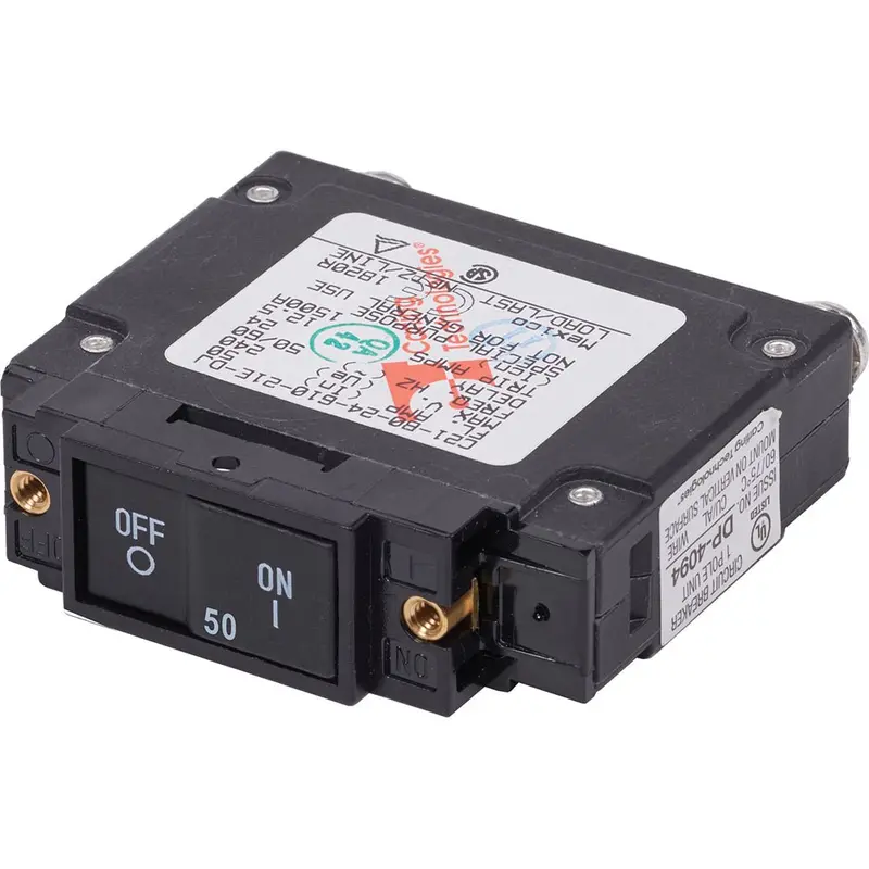 Blue Sea 7459 Ul-489 Circuit Breaker - 50A Flat Rocker [7459] 1