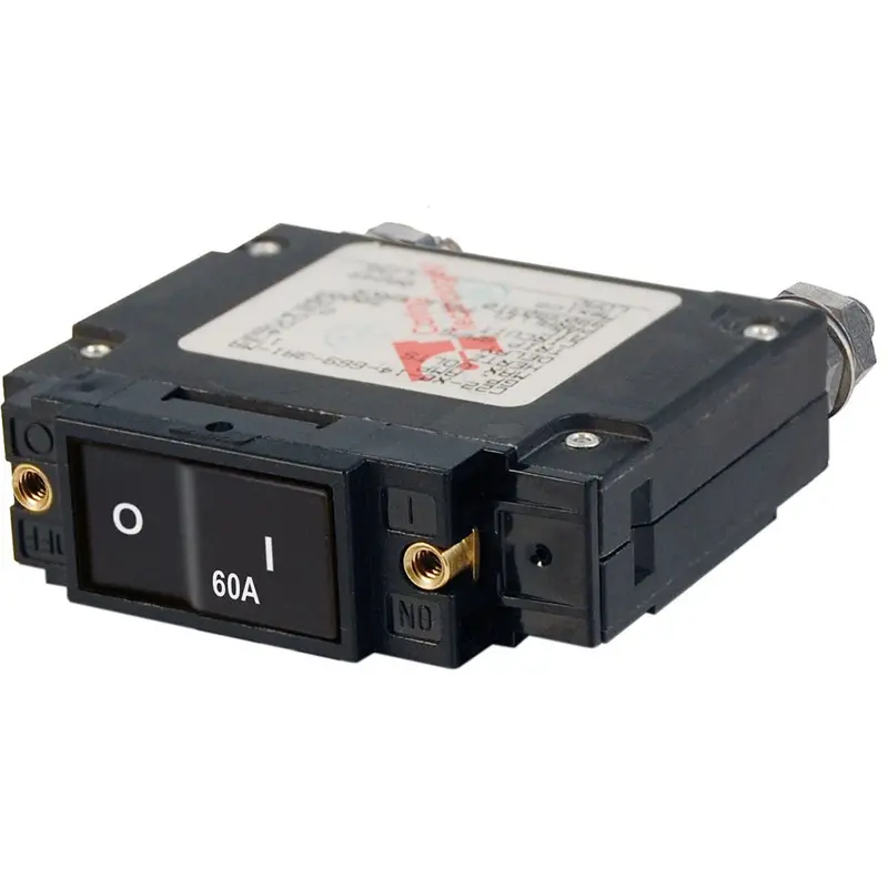 Blue Sea 7547 C-Series Flat Rocker Circuit Breaker - Single Pole - 60A [7547] 1