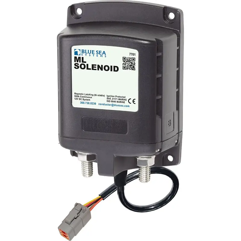 Blue Sea 7701100 Ml Solenoid 12V 500A W/Deutsch Connector [7701100] 1