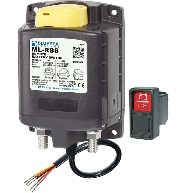 Blue Sea 7702 Ml-Series Remote Battery Switch W/Manual Control 24V Dc [7702] 1