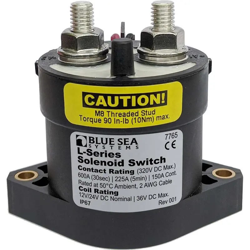 Blue Sea 7765 L-Series Solenoid Switch - 150A - 12/24V Dc [7765] 1