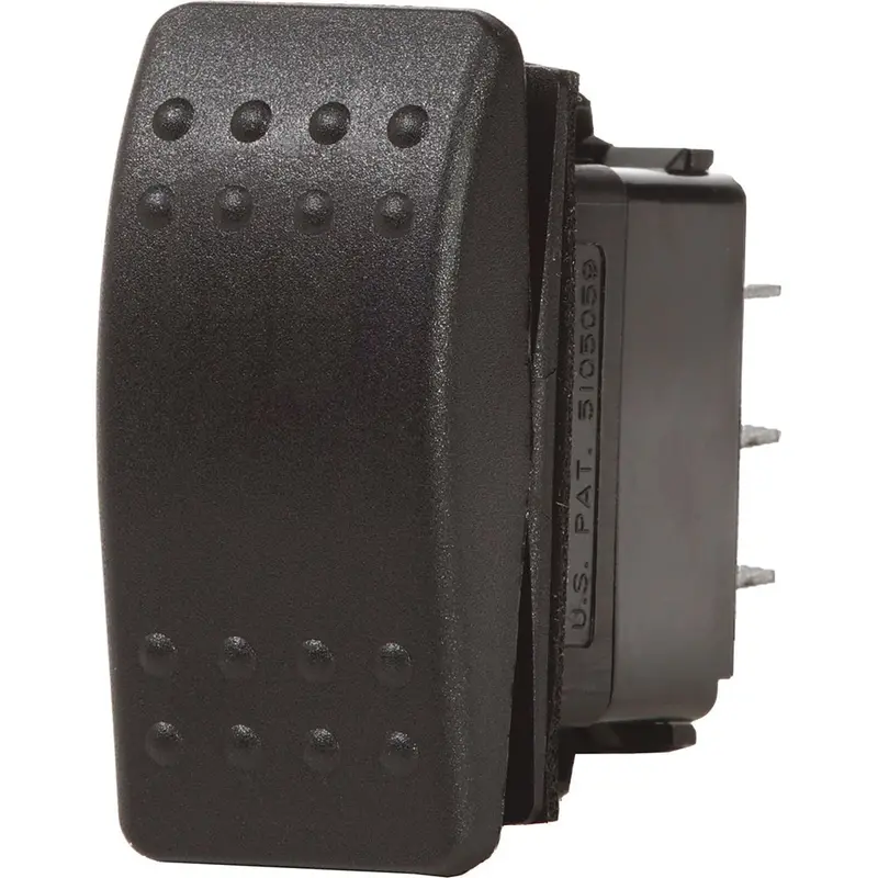 Blue Sea 7938 Contura Ii Switch Dpdt Black - (On)-Off-(On) [7938] 1