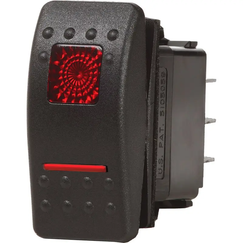Blue Sea 7939 Contura Ii Switch Dpdt Black - On-On [7939] 1