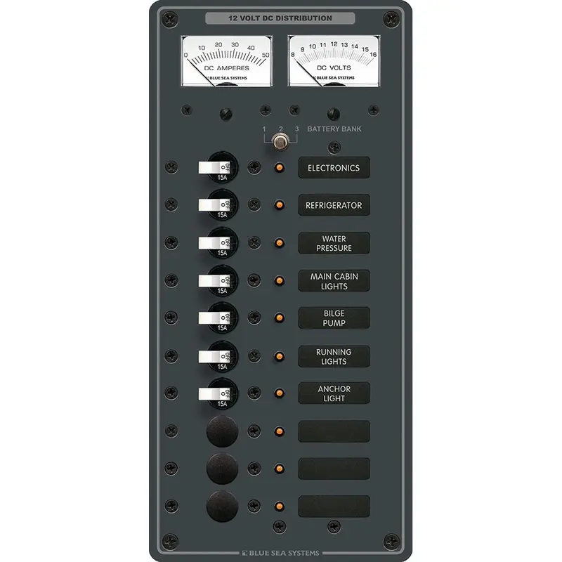 Blue Sea 8082 Dc 10 Position Toggle Branch Circuit Breaker Panel [8082] 1