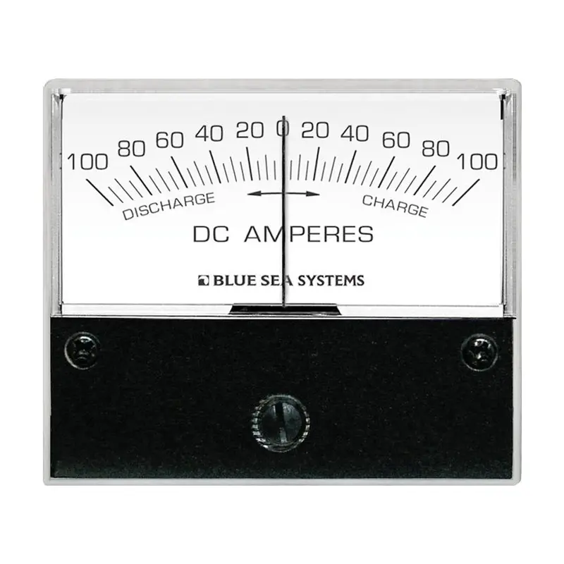 Blue Sea 8253 Dc Zero Center Analog Ammeter - 2-3/4" Face, 100-0-100 Amperes Dc [8253] 1