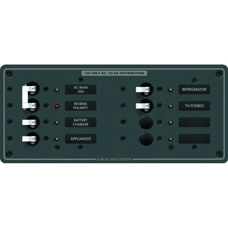 Blue Sea 8412 Ac Main + 6 Positions - White [8412] 1