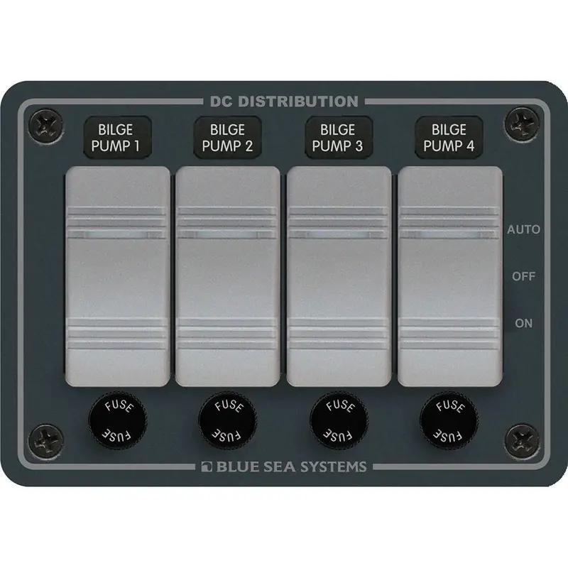 Blue Sea 8666 Contura 4 Bilge Pump Control Panel  [8666] 1