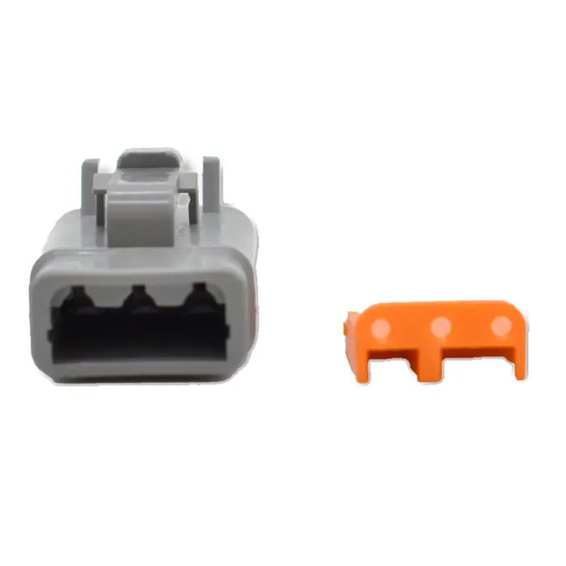 Bluewater 3 Position Dtm Female Connector W/Wedge Lock [Dtm06-3S] 1