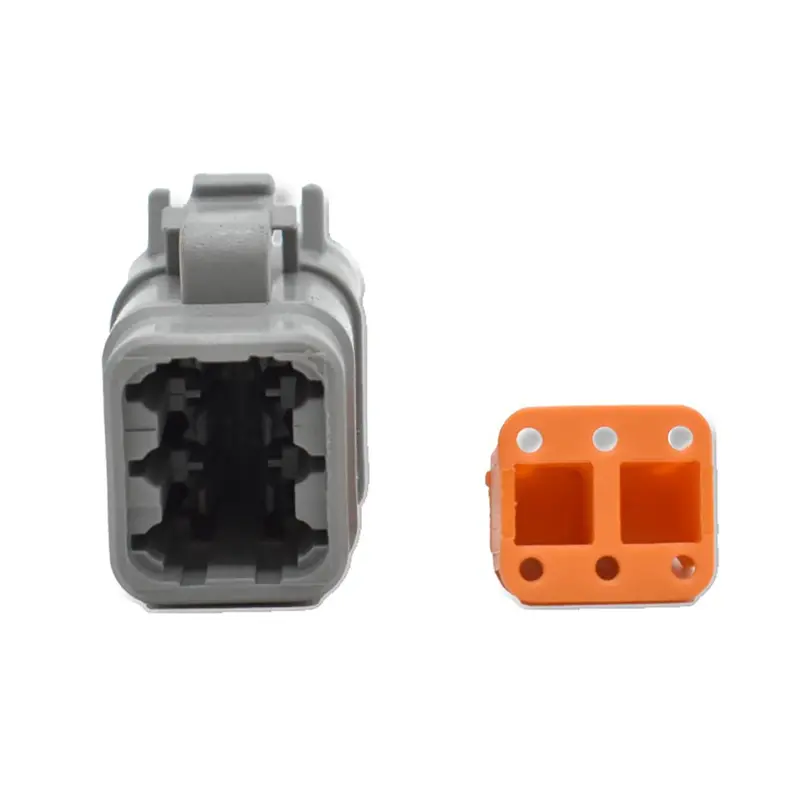 Bluewater 6 Position Dtm Female Connector W/Wedge Lock [Dtm06-6S] 1
