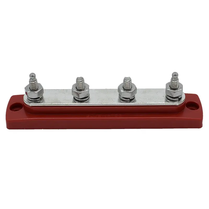 Bluewater Common Stud Busbar 4 Gang - Red [312303-B-025] 1