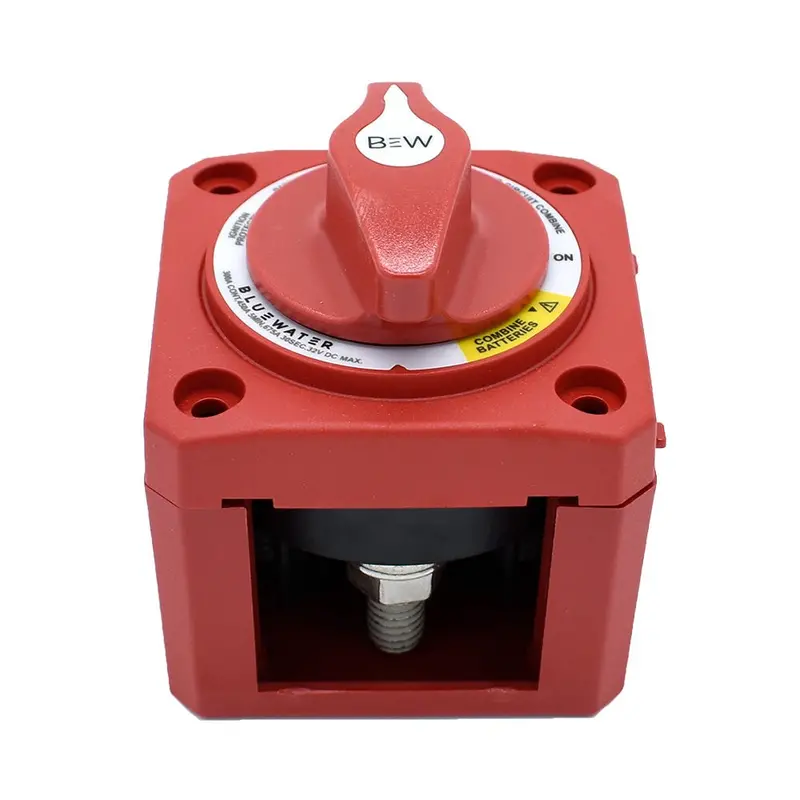 Bluewater Off/On Combine Battery Switch W/O Base - Surface Mount - Red [9800-011-11] 1