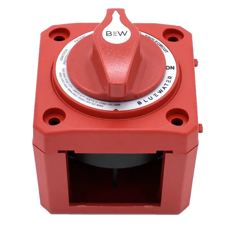 Bluewater On/Off Switch Battery Switch - Surface Mount - Red [9800-006-11] 1