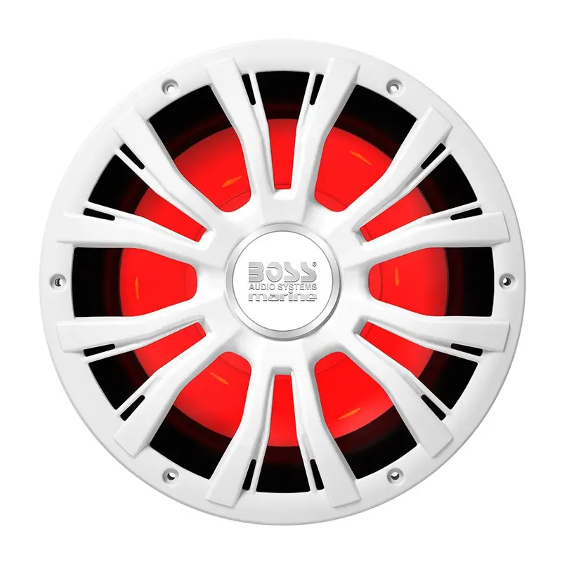 Boss Audio 10" Mrg10w Subwoofer W/Rgb Lighting - White - 800W [Mrgb10w] 1