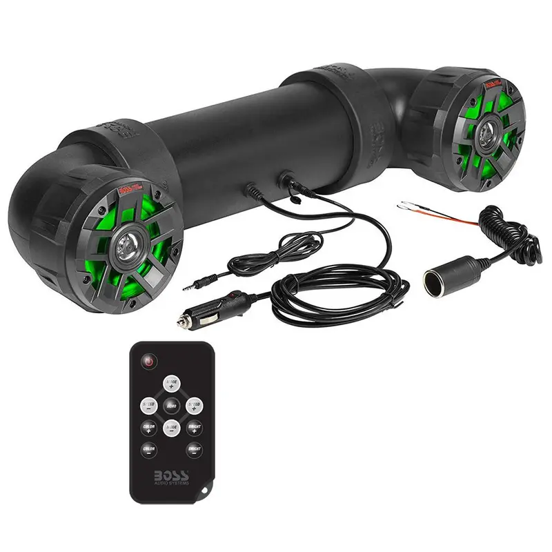 Boss Audio Utv4brgb Amplified All-Terrain Sound System W/4" Marine Speakers  1" Black Tweeters [Utv4brgb] 1