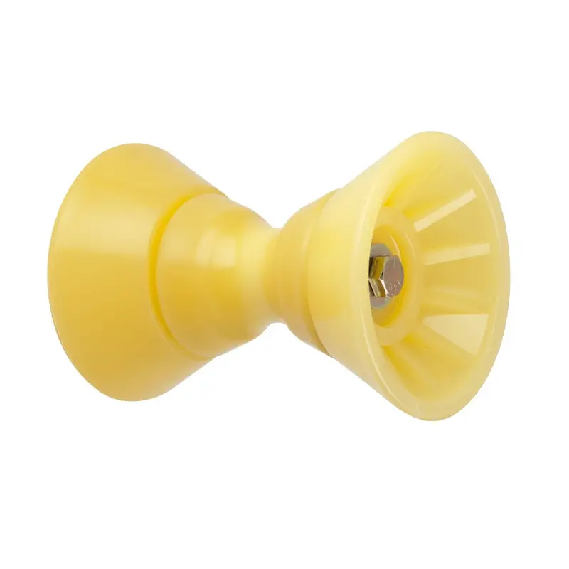 C.E. Smith 4" Bow Bell Roller Assembly - Yellow Tpr [29301] 1