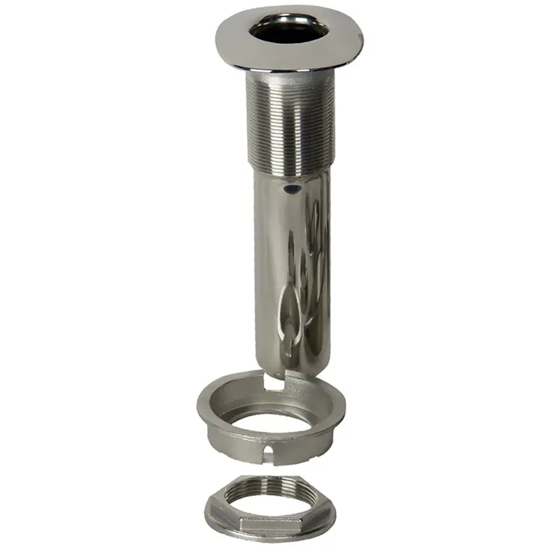 C.E. Smith 80 Series Screwless Flush Mount Rod Holder - 0 Degree - Stainless Steel - Swivel Bottom - Black Liner [53686S] 1