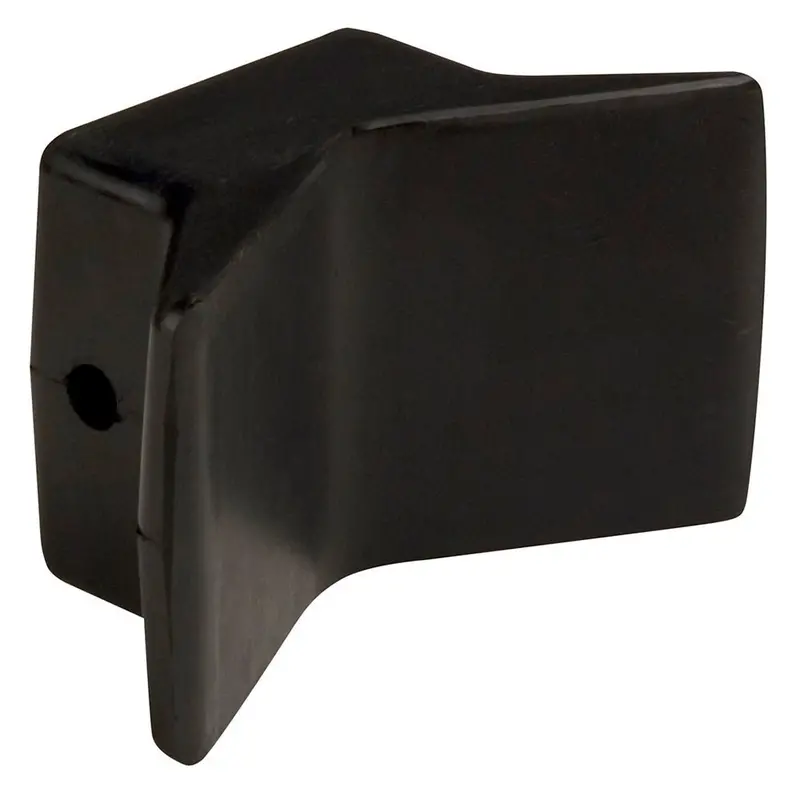 C.E. Smith Bow Y-Stop - 4" X 4" - Black Natural Rubber [29550] 1
