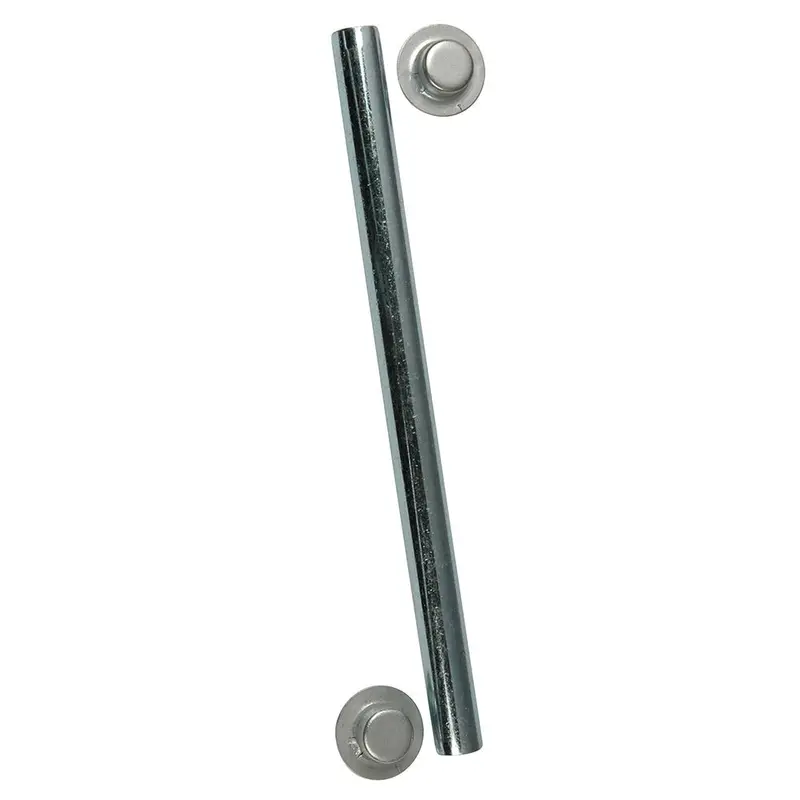 C.E. Smith Package Roller Shaft 1/2" X 5-1/4" W/Cap Nuts - Zinc [10700A] 1