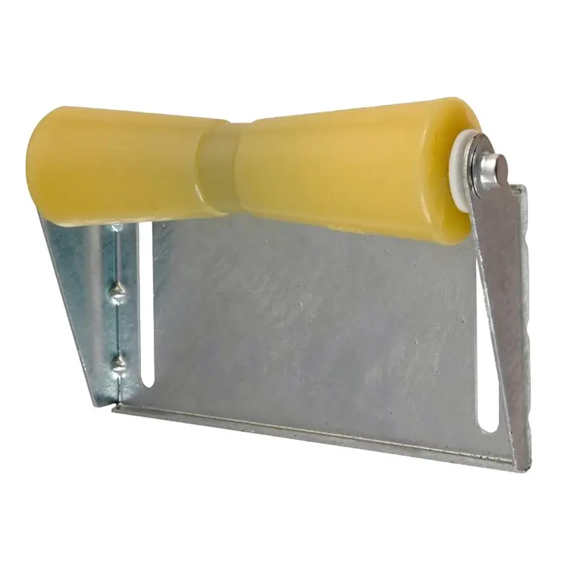 C.E. Smith Panel Bracket Assembly 12" Keel Roller - Yellow Tpr [10455G] 1