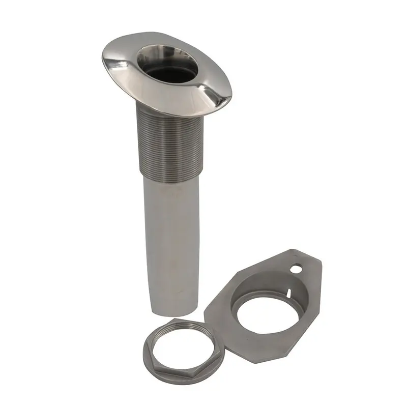 C.E. Smith Screwless Flush Mount Rod Holder - 15 Degree - Black Liner - No Logo [53677] 1