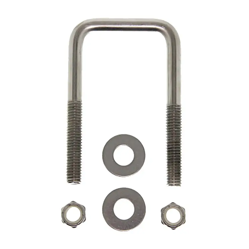 C.E. Smith Zinc U-Bolt 7/16"-14 X 3-1/8" X 3" W/Washers  Nuts - Square [15252A] 1
